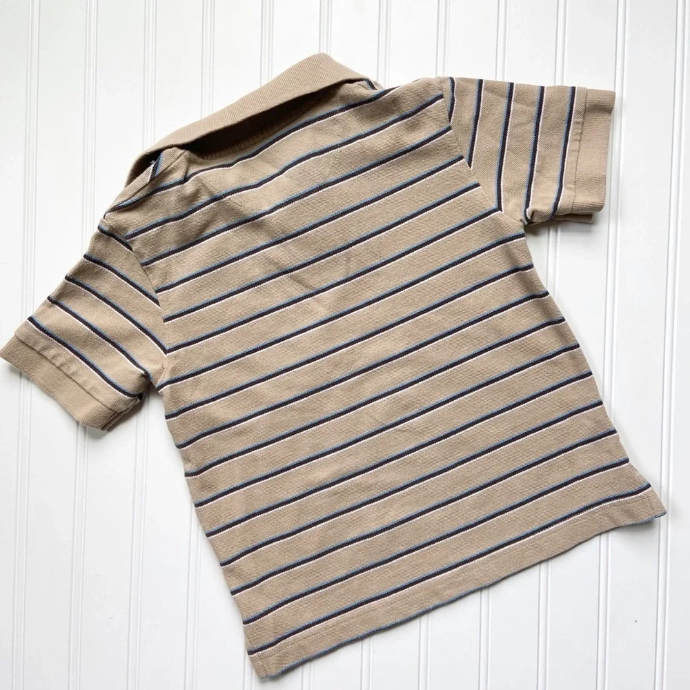 •The Children’s Place• tan striped polo